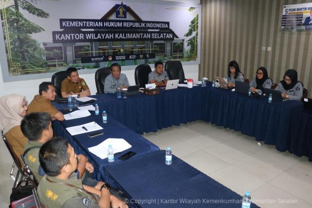 Kemenkum Kalsel Gelar Rapat Harmonisasi Ranperda Hak Penyandang Disabilitas Kabupaten Balangan