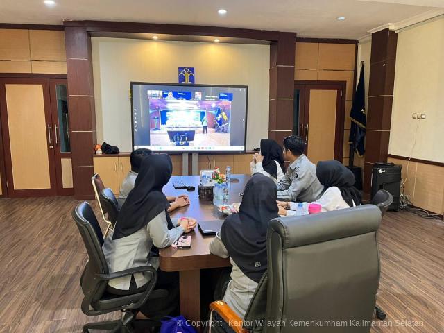 Perkuat Kualitas Kebijakan Hukum, Tim BSK Kanwil Kemenkum Kalsel Ikuti Sosialisasi Pedoman Teknis 2026
