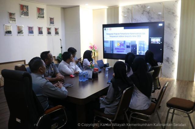 Kemenkum Kalsel Ikuti Pembahasan Strategi Program Indikasi Geografis 2026